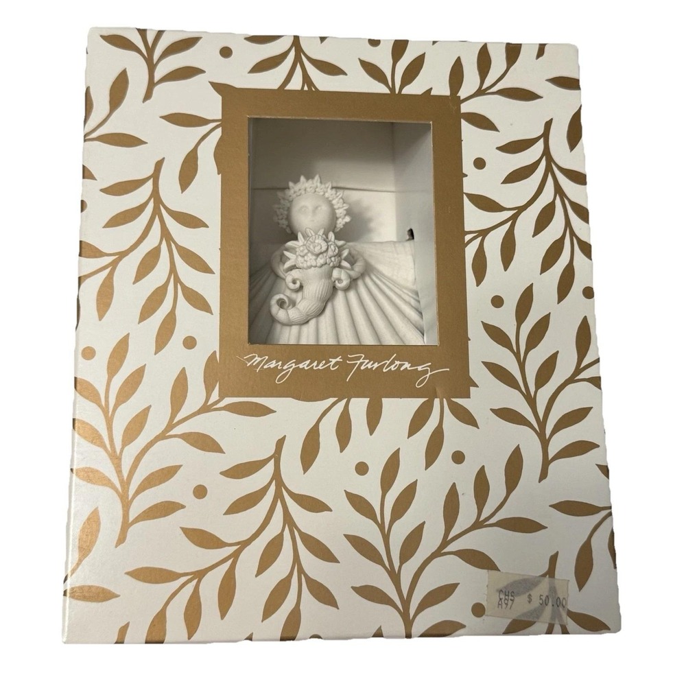 Vintage Margaret Furlong 1997 Charity Angel Ornament Flora Angelica Boxed LE